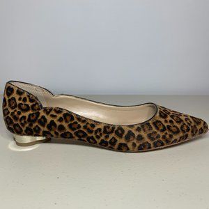 White House Black Market Bellamy Leopard Flats Size 10